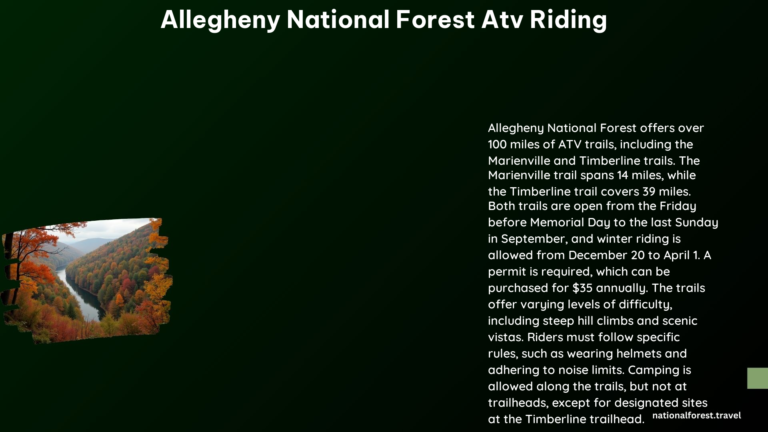 Allegheny National Forest ATV Riding 1