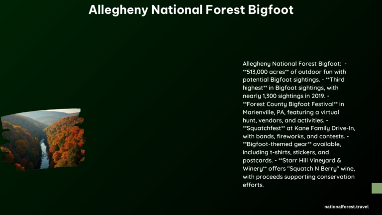 Allegheny National Forest Bigfoot