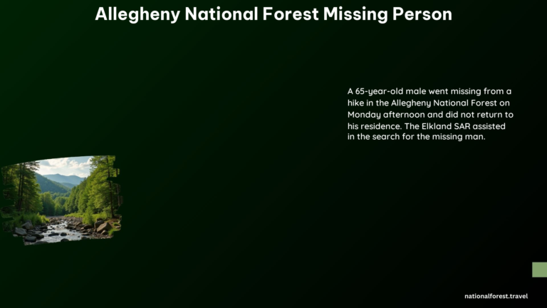 Allegheny National Forest Missing Person