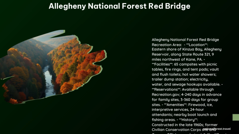 Allegheny National Forest Red Bridge