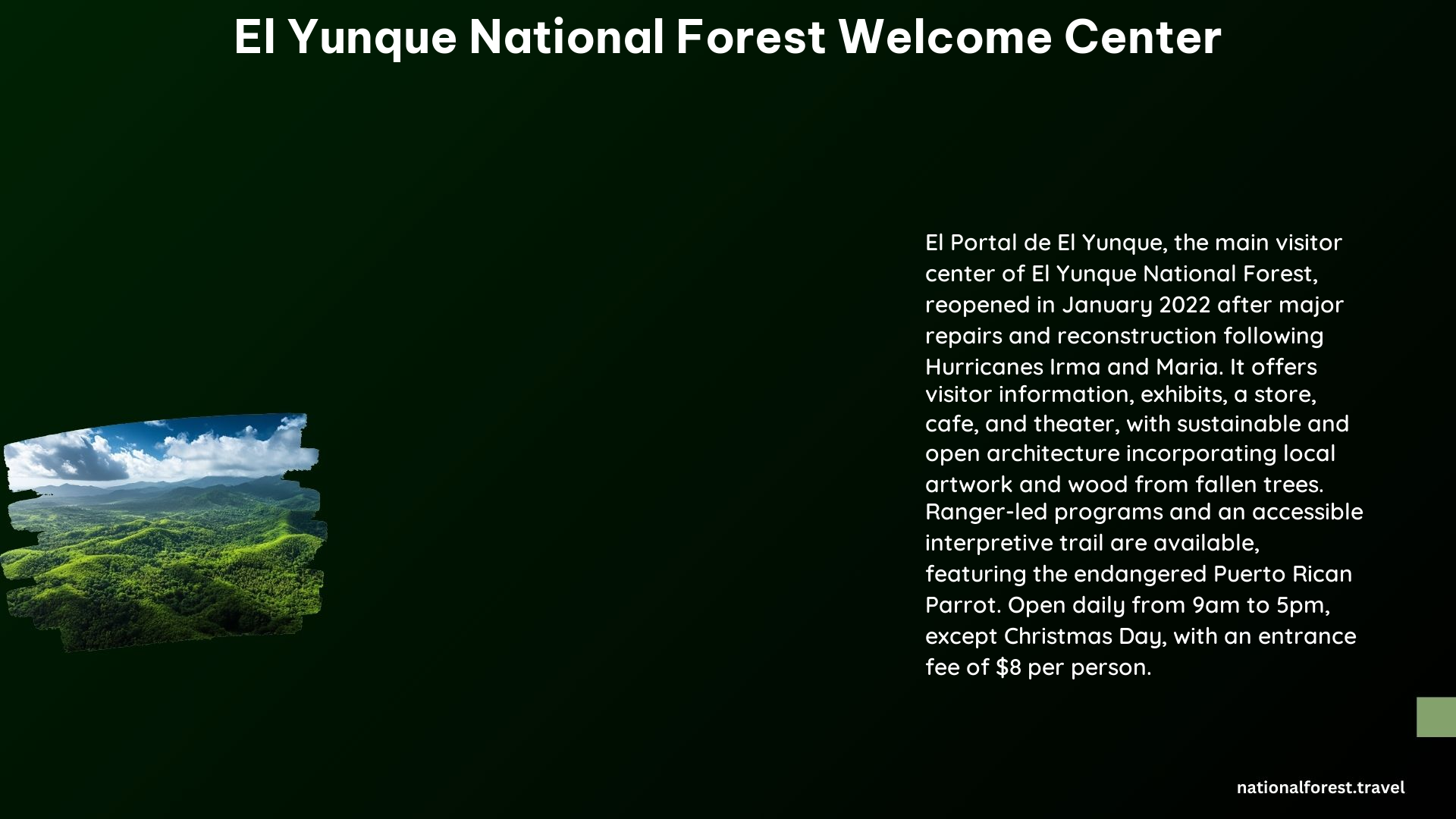 El Yunque National Forest Welcome Center