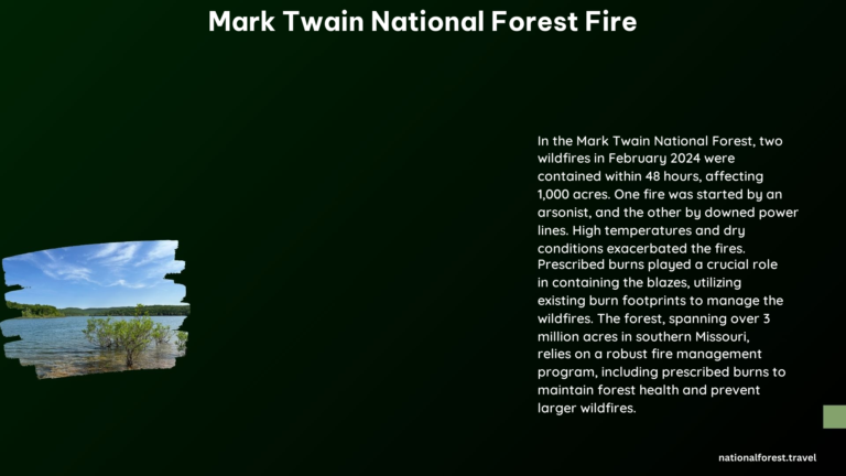 mark twain national forest fire